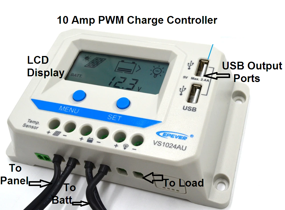 10 Amp PWM Charge Controller 10 Amp PWM Charge Controller