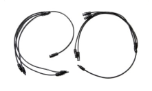 MC4 parallel cable sets with 4 inputs and 1 output on each. MC4 parallel cable sets with 4 inputs and 1 output on each.