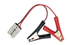 Alligator clips and unipolar plug Alligator clips and unipolar plug