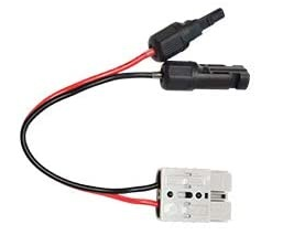 PV cable with a unipolar plug PV cable with a unipolar plug