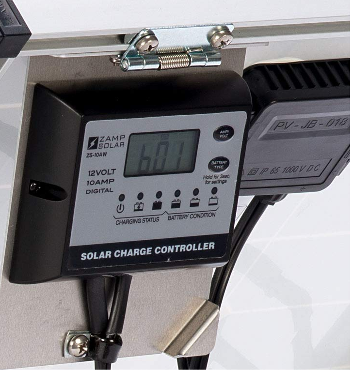 Charge Controller on Easy-View Bracket. Charge Controller on Easy-View Bracket.