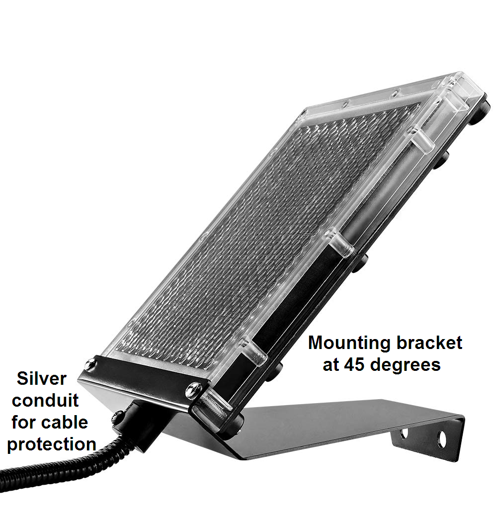 1W Solar Panel with Mounting Bracket and conduity 1W Solar Panel with Mounting Bracket and conduity