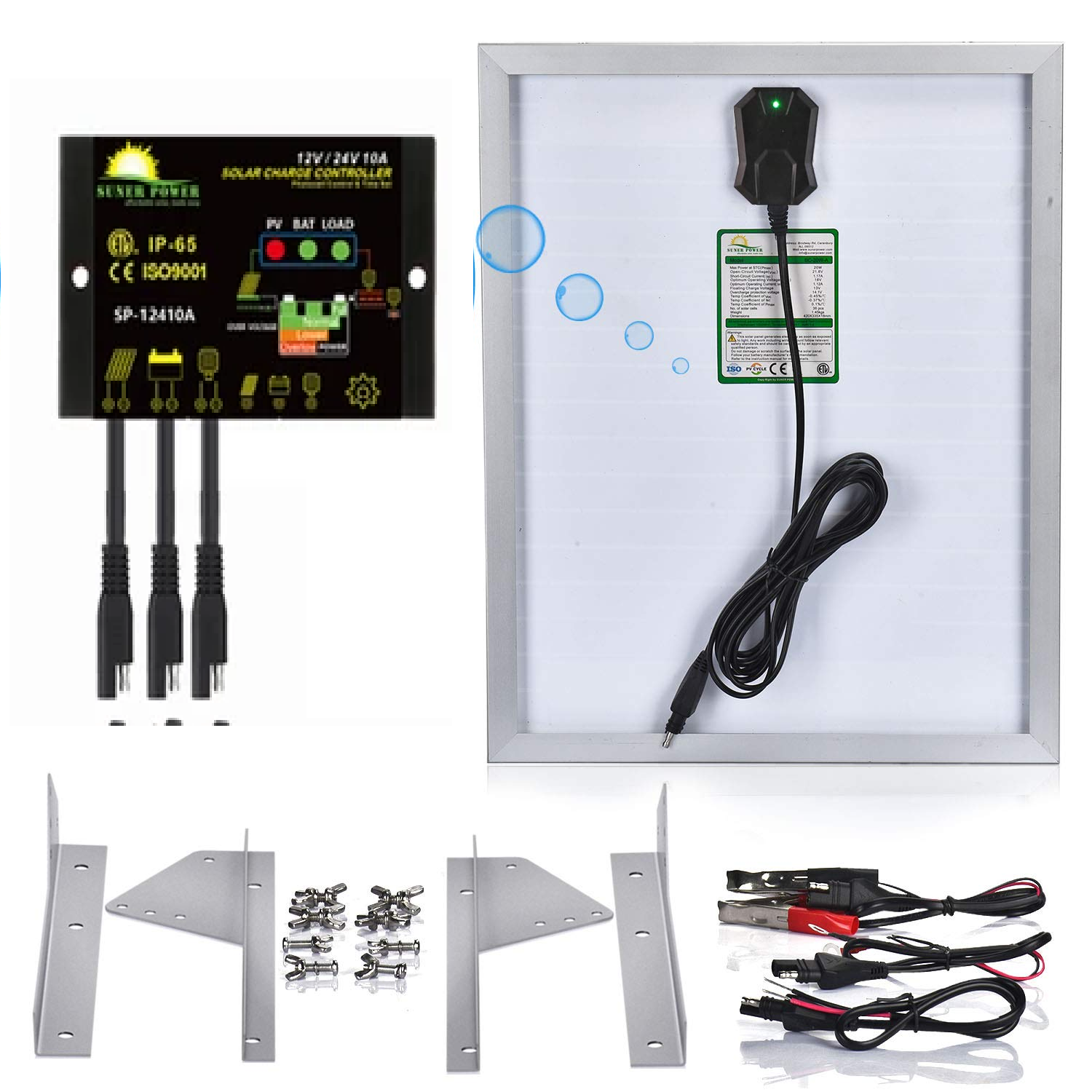 20 Watt Solar Panel kit