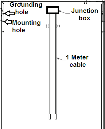 335W back with junction box and leads 335W back with junction box and leads