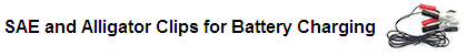 SAE & Alligator Clips