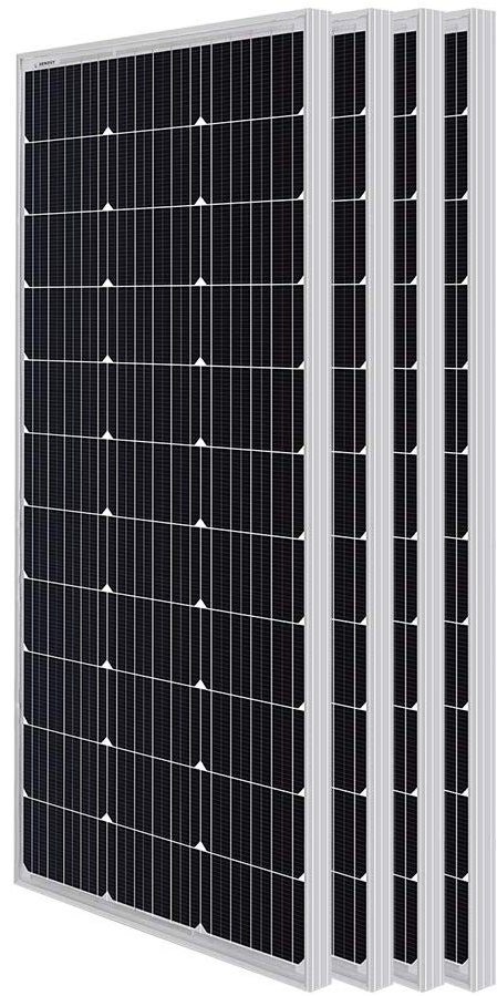 4 x 100Watt solar panels 4 x 100Watt solar panels