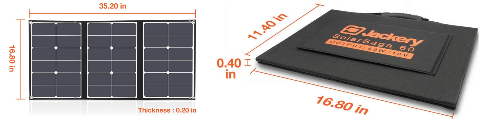 60 Watt fold and unfold