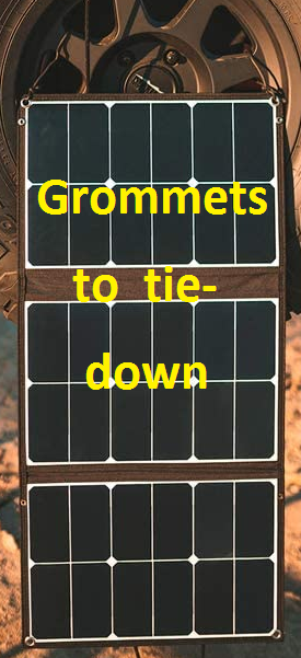 Grommets to tie it down