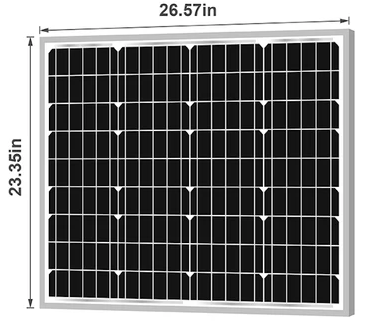 70W Solar panel dimensions 70W Solar panel dimensions